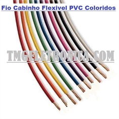 Fio Cabinho 1mm Flexível - 1mm², Fio 16awg, PVC 70ºC, Electric Wire Cable Flexible - Fracionado e Disponível varias cores - Fio Cabinho Flexivel 1Mm / 16awg, PVC - Preto